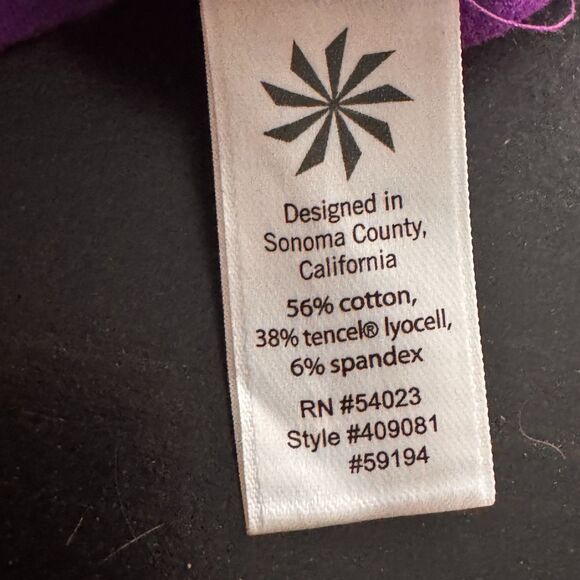 ATHLETA Leighani Twist Mini Dress, Purple Modal Sleeveless  Size M - Picture 7 of 9